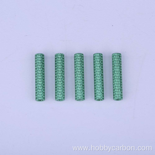 m3 m4 aluminum anodized threaded round standoff spacer